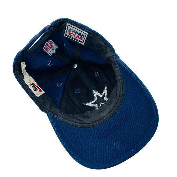 Vintage 90s Nike Pro Line Dallas Cowboys NFL Snapback Hat Cap - Picture 5 of 6